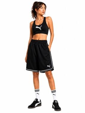 Puma Black & White Racerback Athletic Sports Bra – Size XS EUC